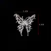 Anillo de mariposa transfronterizo nuevo temperamento anillo de diamante brillante joyería popular fábrica directa Super Brillante