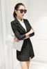 Conjunto pequeno feminino outono 2024 novo ladies casual pequeno conjunto coreano slim sobretudo feminino casaco vendas diretas da fábrica