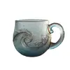 Transfronterizo Nuevo Producto Vaso de Vidrio Ola de Mar Hecho a Mano Fabricante de Vidrio Ola de Mar Venta al por Mayor