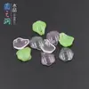 13*15mm Cristal de vidrio checo Flor de Begonia Pétalos de Jade DIY hecho a mano Accesorios de horquilla antigua