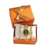 Reloj de Anillo Retro con Botones para Mujer Moda Nuevo Reloj Pulsera Traje de Caja de Regalo