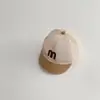 Gorro de Bebé con Letra Primavera y Verano Malla Transpirable Gorra con Visera para Niños y Niñas Gorra de Béisbol con Protección Solar para Bebé