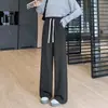 Pantalones Banana de Pierna Ancha de Lana Suave para Mujer, Nuevo Otoño/Invierno 2026 de Cintura Alta Adelgazantes Casuales Cálidos con Forro de Felpa