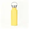 Botella deportiva de gran capacidad estilo americano transfronteriza, taza termo de acero inoxidable de doble capa 304 con aislamiento al vacío, botella de agua portátil de gran capacidad con asa