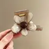 Pinza de garra floral degradada estilo coreano para mujer, nuevo modelo 2026, accesorio para el cabello elegante y versátil para recogidos