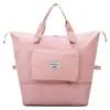 Bolsa de viaje plegable para mujer, bolsa de mano para viajes cortos, capacidad extragrande, bolsa de gimnasio ligera, ideal para artículos esenciales de maternidad, viajes y viajes de negocios