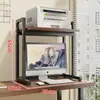 Estante de Almacenamiento para Impresora, Soporte Ajustable para Host de Computadora, Estante para Gabinete de Escritorio, Estante de Almacenamiento en Niveles para Escritorio