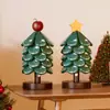Alfombrilla Aislante Térmico para Árbol de Navidad, Decoración Creativa para Mesa de Comedor en Casa, Salvamanteles de Madera Maciza Anti-quemaduras, Posavasos y Salvamanteles de Alta Estética