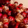 Globos de Boda, Pasamanos de Escaleras, Decoraciones para Habitación de Boda, Globos Rojos con Palabras Felices, Artículos de Boda de Doble Capa para Hombres y Mujeres