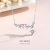 Planeta Sterling Prata 925 Colar Feminino Nicho Design Luz Luxo Zircon Clavícula Cadeia ins Estilo Pingente Amor