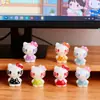 Mini-Paisaje Adornos Pequeños Creativos, Lindos Accesorios de Resina de Gato Kt, Adorables Decoraciones Colgantes, Accesorios para Joyería DIY