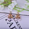 Moda diy Acessórios Gota de Ouro Sapatos de Óleo Sapatos de Balé Acessórios Brincos Pulseira Pingente
