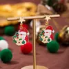 Sombrero Navideño Nuevo Transfronterizo Europeo y Americano Colgantes de Esmalte Accesorios Navideños para Bricolaje Piezas de Joyería de Aleación Venta al por Mayor