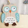 Artesanías de Madera Decoraciones para Fiestas en Casa Regalos Creativos para Niños Colgante de Madera de Búho Nuevo 2024