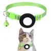 Collares Reflectantes para Mascotas de Selección Cuidadosa Adecuados para Rastreadores de Mascotas Airtag, Juego de Collares Rastreadores Anti-Pérdida para Gatos
