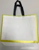Bolsa de Plástico Film con Borde Dorado en Relieve 40X30X10Cm Ancho Lateral Bolsa de Empaque tipo Tote