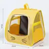 Mochila Transportadora para Mascotas Jaula Anti-Rascaduras para Gatos Bolso para Gatos Salidas Viajes Bolso Plegable Mochila Multifuncional Cabina Calmante para Coche Doble Hombro