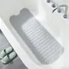 Popular alfombrilla antideslizante de PVC de longitud extendida 100x40CM para baño con ventosas, alfombrilla para bañera, alfombrilla para pies de ducha, resistente al agua