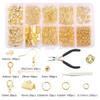 Accesorios de joyería para hacer tú mismo, pendientes, ganchos para la oreja, pulseras, collares, materiales hechos a mano con cuentas, herramientas, juego