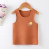 Chaleco Infantil, Chaleco Térmico de Invierno Sin Costuras Ajustado, Ropa Interior Térmica de Terciopelo Doble Cara para Niños y Niñas, Top de Otoño para Bebé, Tejido Cepillado