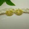 DIY hardware acessórios novo colar pulseira oco auspicioso coração bloqueio longevidade bloqueio pingente atacado