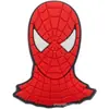 Serie Spiderman, zapatos con agujeros, hebilla de zapato con flores, hebilla de zapato desmontable decorativa de PVC, punto transfronterizo, explosión de Amazon