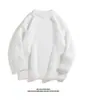 Suéter de Punto de Imitación de Visón de Color Sólido Otoño para Hombre, Jersey de Cuello Redondo, Estilo Japonés Simple para Pareja, Suéter Suave Relajado para Hombre