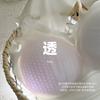 5522 # Feng Ice Feeling Round Breast Bra de Acero Delicado Transpirable con Ribete de Encaje Tirantes Finos Ropa Interior para Mujer