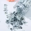 Nuevo Arte de Uñas Japonés Fragmentos de Papel de Oro Foil Dorado Seda Foil Plateado Papel de Estaño Fototerapia Esmalte de Uñas Parche Adhesivo Joyería