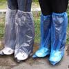 Capa descartável para sapatos de chuva, à prova d'água, para adultos e crianças, capa para pés, dia chuvoso, à prova de chuva, botas antiderrapantes, capa alta para pés