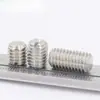 Acero Inoxidable 304 Punta Plana Juego Tornillo de Máquina Estándar Nacional Piezas Estándar Gb73 Tope Alambre M1.6-M8