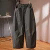 Calça Simples de Cor Sólida Solta de Peso Pesado Estilo Europeu Verão 2026 Nova Roupa Feminina Inferior com Toque de Luxo