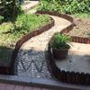 Valla de Madera Anticorrosión, Valla para Maceteros, Barandilla, Madera Maciza para Jardinería Exterior, Patio de Jardín, Muro de Contención de Madera