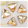 Bolsa de material para teléfono móvil con diamantes de imitación en forma de triángulo con base puntiaguda de 6 * 23 mm, funda para teléfono móvil, accesorios de diamantes de pasta de belleza