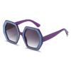 Gafas de Sol de Pedrería Nuevo Estilo Transfronterizas Moda Europea y Americana Poligonales Versátiles Exquisitas Personalizadas Gafas de Sol de Pedrería para Mujer