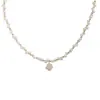 Collar de Perlas y Camelia de Lujo Ligero para Mujer Verano Lujo Accesible Diseño de Nicho Accesorios para el Cuello Gargantilla Elegante de Gama Alta