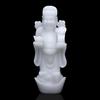 Jade Branco Afegão Deus da Riqueza Enfeites Estátua de Jade Sorriso de Jade Texto de Jade Empresa Família Oferta de Riqueza Escultura de Jade Genuíno