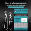 Rolamento giratório reforçado pino de alta velocidade oito anel azul embalagem Luya pino acessórios de pesca a granel