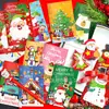 Js064 Caderno de Bolso de Natal, Caderno Pautado, Caderno Costurado, Decoração de Boneco de Neve e Urso Branco Caderno Estudante