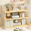 Estante de almacenamiento de escritorio multicapa, organizador de escritorio, escritorio de oficina, dormitorio estudiantil, estantería de mesa de arte de hierro simple y pequeña