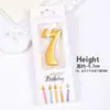 Decoración de pastel de Año Nuevo 2024 fiesta navideña celebridad de internet vela digital cumpleaños tarjeta de feliz año nuevo enchufe para vestir