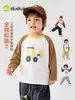 69.9 por Cualquier 3 Artículos Camiseta de Manga Larga para Niños Dudu Camiseta Básica de Otoño para Niños Ropa Infantil de Moda para Niñas