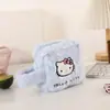 Otoño e Invierno Felpa Morado Estampado Leopardo Pequeño Porta Tarjetas Bolsa de Almacenamiento para Cámara Instantánea Ccd Portátil Lindo Grueso Monedero de Mano