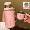 Taza Deportiva Térmica de Acero Inoxidable de Gran Capacidad para Exteriores para Hombres y Mujeres, Taza Portátil con Tapa de Rebote para Beber Directamente, Stock Listo Transfronterizo para Uso en Automóvil