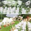 Decoração de Gaze para Encosto de Cadeira, Tule para Cadeiras de Casamento, Gaze para Mesa de Assinaturas, Borboleta Estilo Europeu Casamento Semitransparente