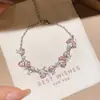 Pulseira Oval Flor Super Fada para Mulheres 2026 Novo Modelo Pulseira de Luxo Leve Joia de Design Simples de Nicho