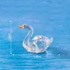 Micro-Paisagem Criativa Cisne Pequeno Galvanizado Estatueta Ornamento Fofo Acessórios de Decoração de Jardinagem DIY Mini Pequenos Ornamentos