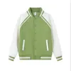Jaqueta de Baseball Raglan Tendência Primavera e Outono Casaco Solto para Homens e Mulheres, Tendência da Moda Jovem, Moletom Versátil de Peso Pesado com Blocos de Cor