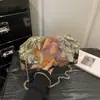 Bolso de mano de moda bordado muy elegante, nuevo bolso de moda de verano 2026 para mujer, bolso de hombro de cadena de nicho para mujer