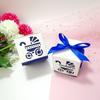 Caixa de Doces para Bebê Estilo Europeu Personalidade Criativa Vazada Fofa Patinhas Pequenas Caixa de Presente de Aniversário para Bebê Caixa de Doces de Carro para Bebê